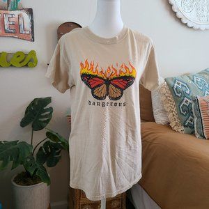 Eldon Dangerous Tee  in Sand